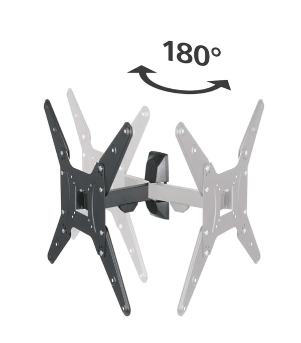 Hama 00220823 TV-kiinnike 165,1 cm (65") Musta