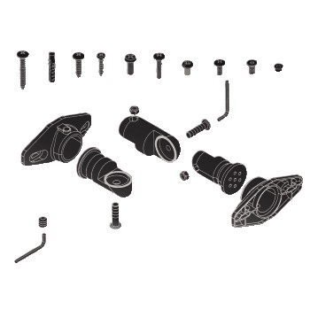Hama Wall Bracket "Audio" Svart