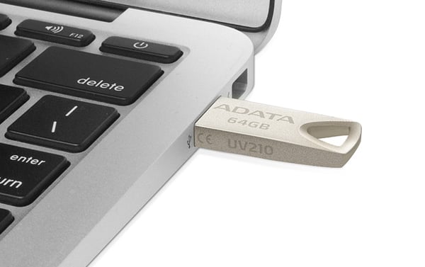 ADATA AUV210-64G-RGD USB-nøgle 64 GB USB Type-A 2.0 Beige