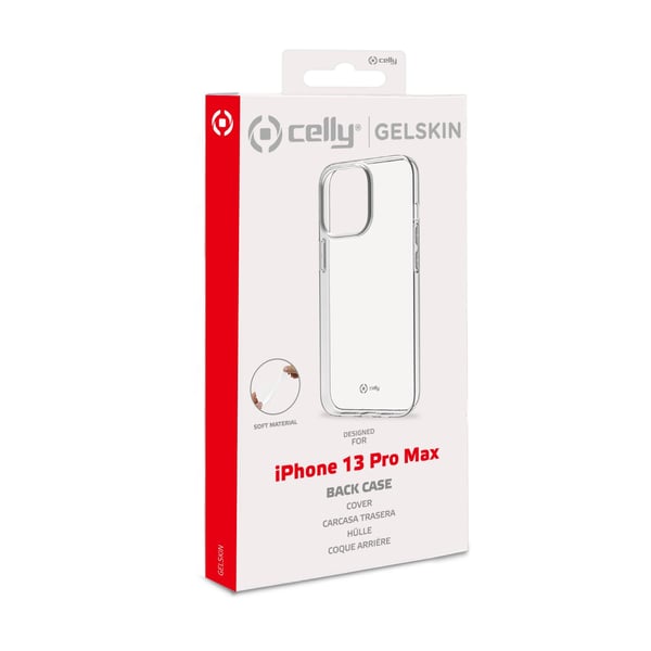 Celly GELSKIN Apple iPhone 13 Pro Max mobiltelefonfodral 17 cm (6.7") Mobilskal Transparent