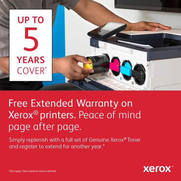 Xerox VersaLink C7000 A3-skrivare 35/35 sid/min dubbels. Adobe PS3 PCL5e/6 2 magasin totalt 620 ark