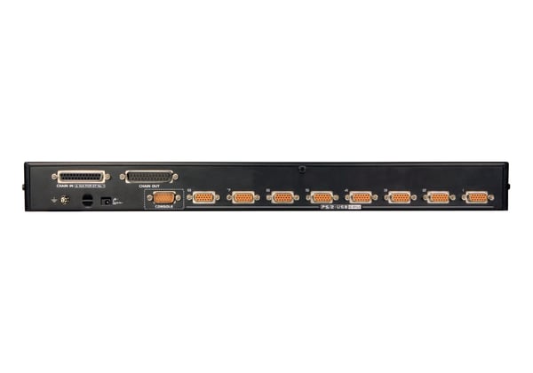 ATEN CS1708A KVM-kytkin Telineasennus Musta