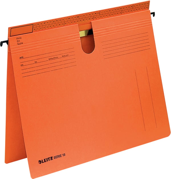 Leitz SERIE 18 hängmapp Kartong A4 Orange Leitz SERIE 18 hängmapp Kartong A4 Orange