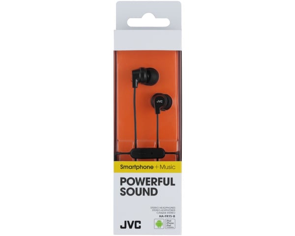 JVC HA-FR15-B-E Kuulokkeet Langallinen In-ear Puhelut/Musiikki Musta