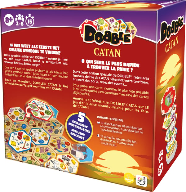 Asmodee Dobble Catan Dobble Catan Brætspil Matching