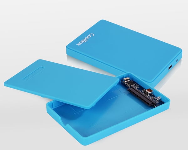 CoolBox SlimColor 2543 HDD-/SSD-kotelo Harmaa 2.5"