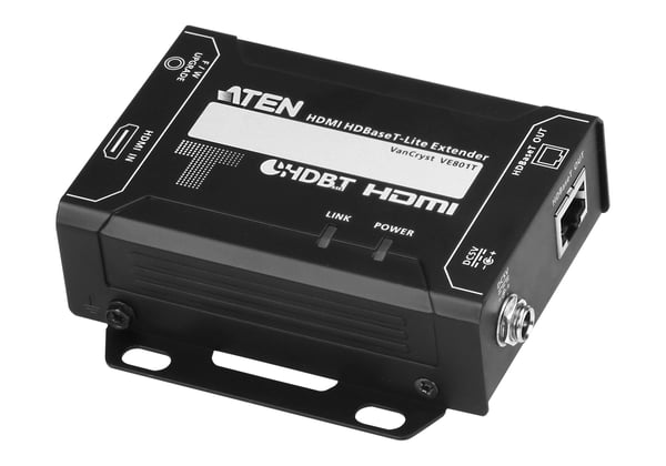 ATEN VE801T AV-signaalin jatkaja AV-lähetin Musta