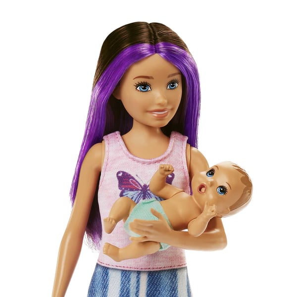 Barbie Skipper Babysitters Inc. Skipper Babysitters Inc-dukker og -legesæt