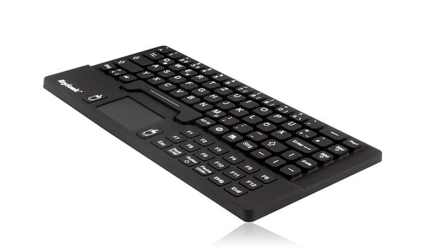KeySonic KSK-5031IN (DE) näppäimistö Universaali USB QWERTZ Saksa Musta