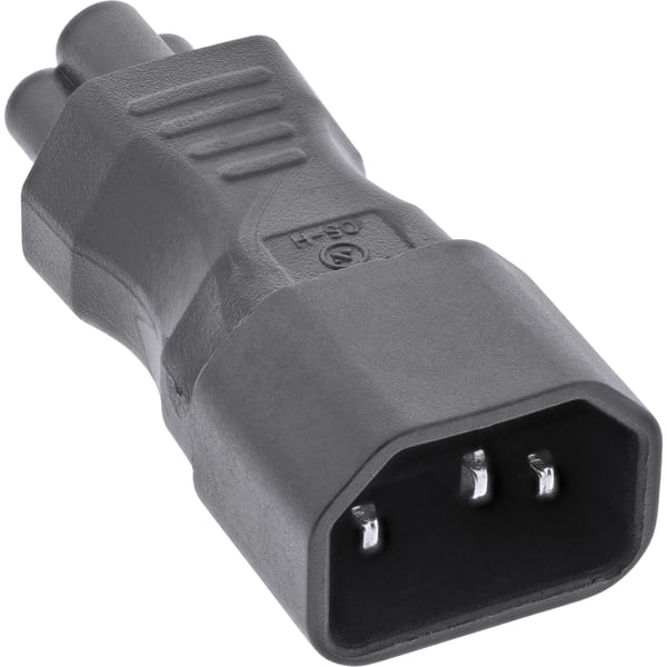 InLine 16723B strømstik adapter Sort