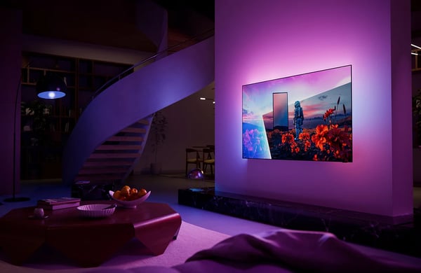 Philips Ambilight 65OLED811/12 TV 165,1 cm (65") 4K Ultra HD Smart TV Wi-Fi Grå
