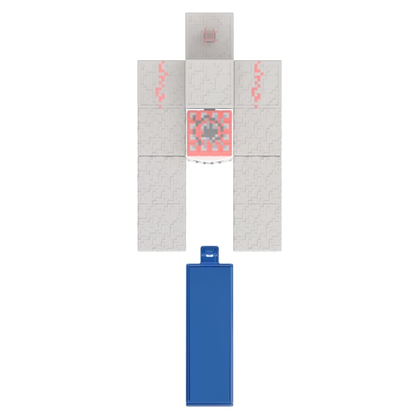 Minecraft Redstone Charged Chestnut Wolf Figure