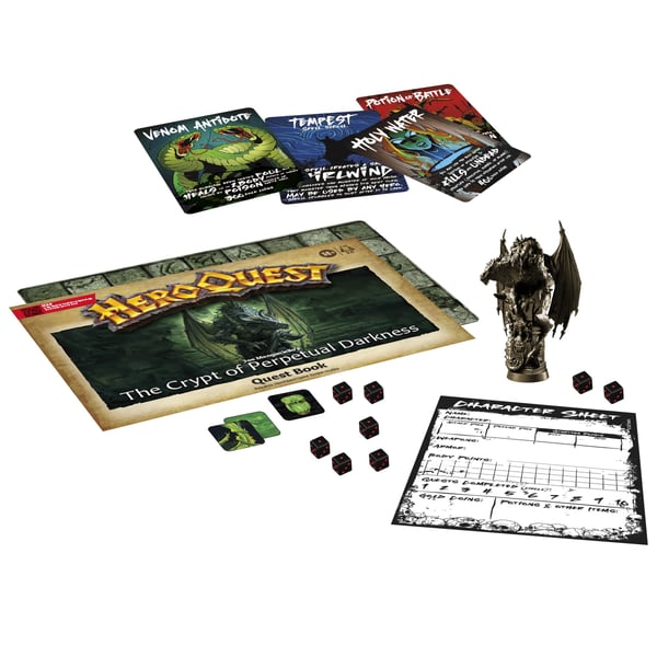 Hasbro Gaming Avalon Hill HeroQuest Joe Manganiello’s The Crypt of Perpetual Darkness