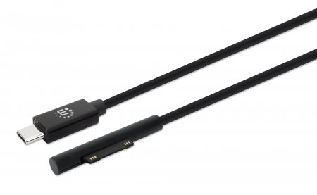 Manhattan 353632 USB-kabel 1,8 m USB C Surface Connect Sort Manhattan 353632 USB-kabel 1,8 m USB C Surface Connect Sort