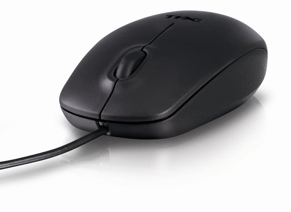 DELL Optical USB-kabelforbundne mus - MS111 - sort