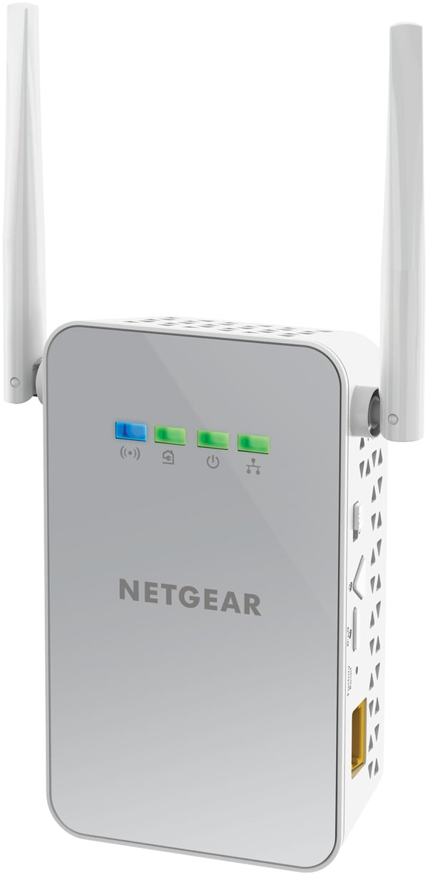 Netgear Powerline PLW1000 - Powerline -sovitinpaketti 1GbE, HomePlug AV (HPAV)