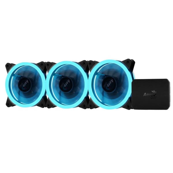 Aerocool Rev RGB Pro Datorväska Fan 12 cm Svart