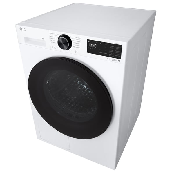 LG RHX7010TLB tørretumbler Fritstående Front-læsning 10 kg Hvid
