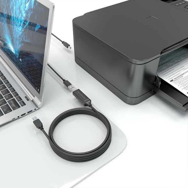 AISENS A101-0914 USB-kabel USB 2.0 5 m USB A Sort