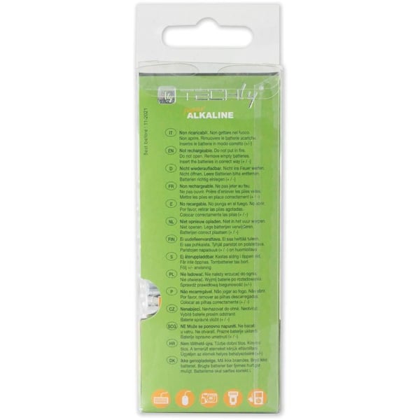 Techly LR06 AA 1.5V Kertakäyttöinen akku Alkali