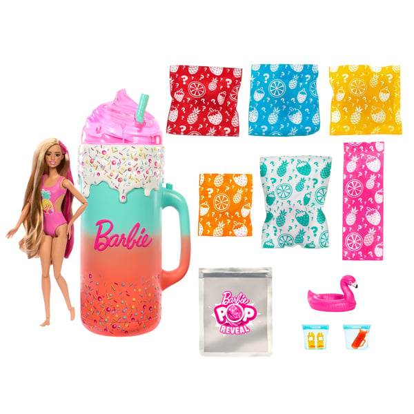 Barbie Pop Reveal Rise & Surprise-gavesæt