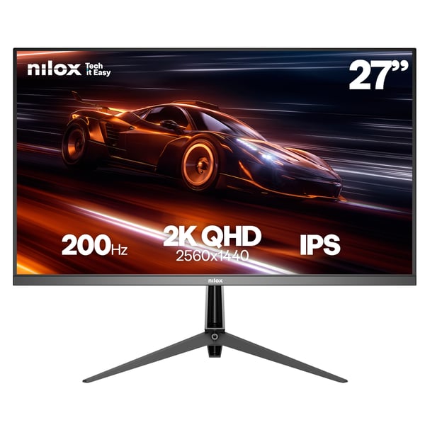 Nilox NXM272K20001 computerskærm 68,6 cm (27") 2560 x 1440 pixel 2K LED Sort