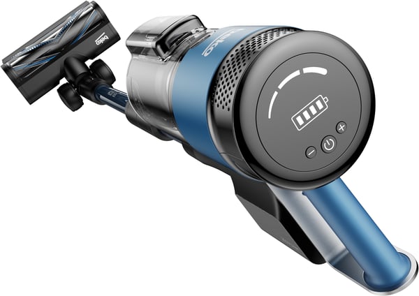 Beko VRT96425VD upprättstående dammsugare och elektrisk sopborste Skaftdammsugare Batteri Torr MIF, HEPA Utan påse 2,5 l 450 W Svart, Blå