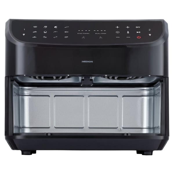 MEDION LIFE P20 Dobbelt 8,7 L 2600 W Varmluftsteger Sort