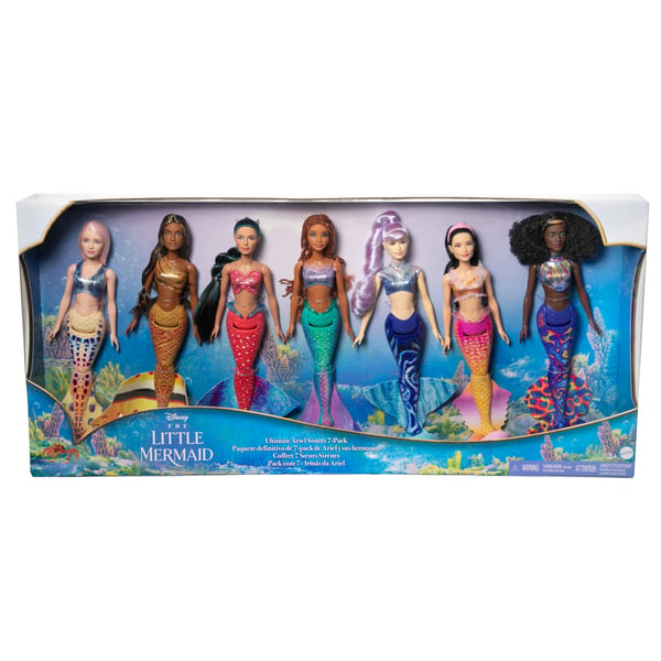 Disney Princess Disney The Little Mermaid Ultimate Ariel Sisters 7-Pack