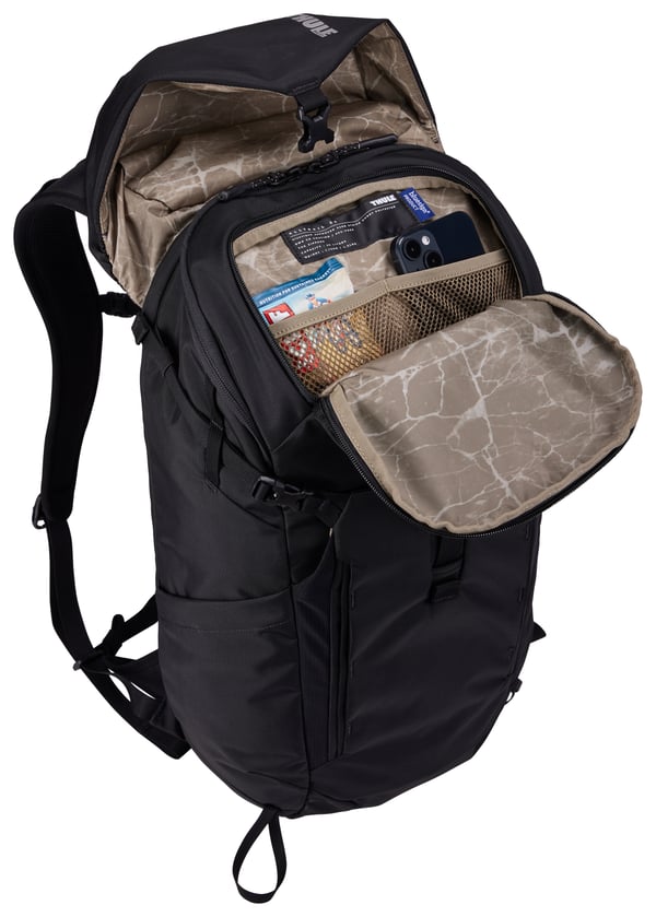 Thule Alltrail TADP225 Black rygsæk Rejserygsæk Sort Polyester