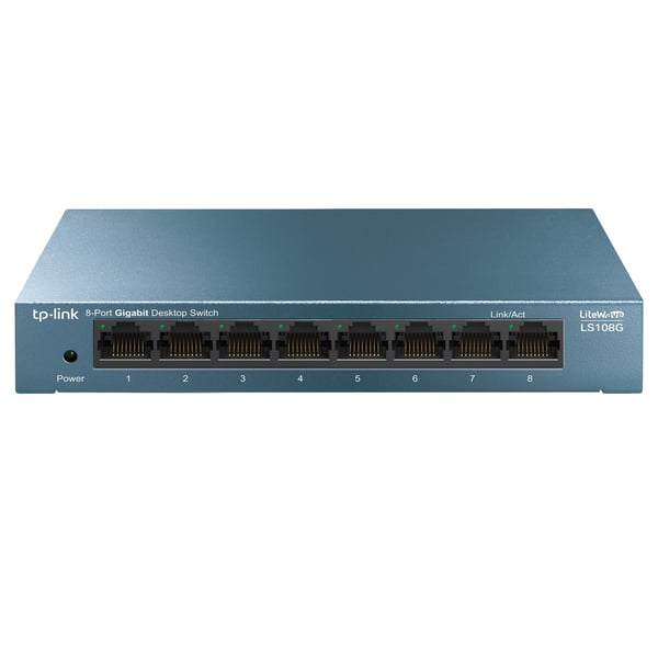 TP-Link LS108G Ikke administreret Gigabit Ethernet (10/100/1000) Blå