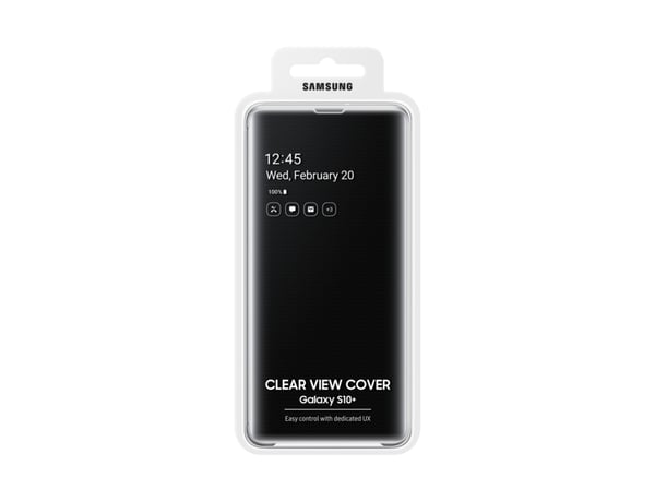 Samsung EF-ZG975 mobiltelefon etui 16,3 cm (6.4") Flipetui Sort