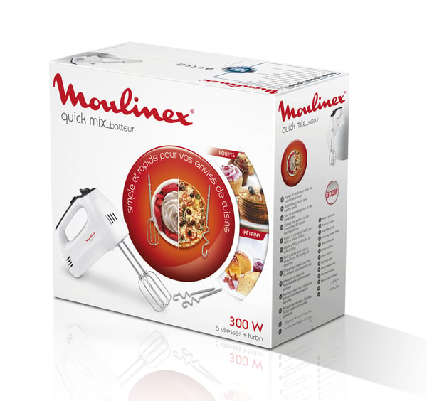 Moulinex HM3101 Käsisekoitin 300 W Valkoinen