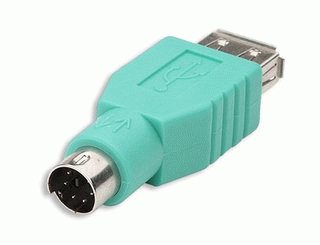 Manhattan USB - PS/2 Adapter PS/2 Grøn