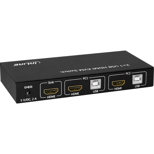 InLine 62602I KVM-switchar Svart