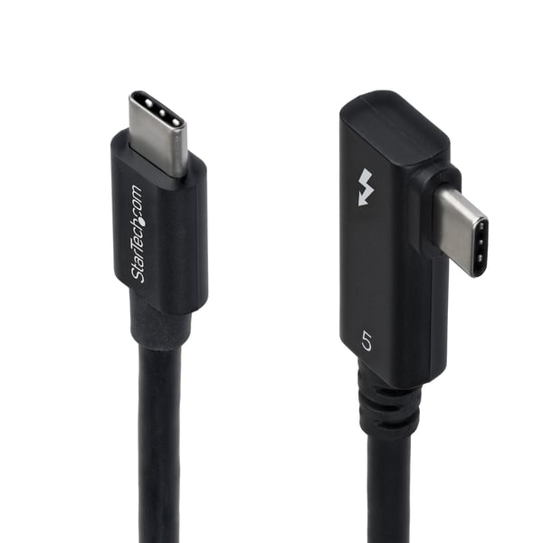 StarTech.com TBLT5MM80CM240WRA Thunderbolt kabel 0,8 m 80 Gbit/sek. Sort