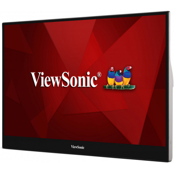 Viewsonic TD1655 platta pc-skärmar 39,6 cm (15.6") 1920 x 1080 pixlar Full HD LED Pekskärm Flera användare Svart, Silver