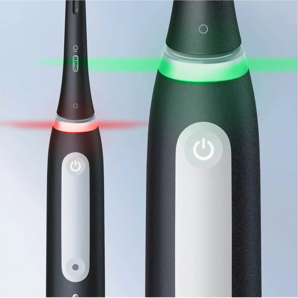 Braun iO Series 4 Duo Voksen Vibrerende tandbørste Sort, Hvid