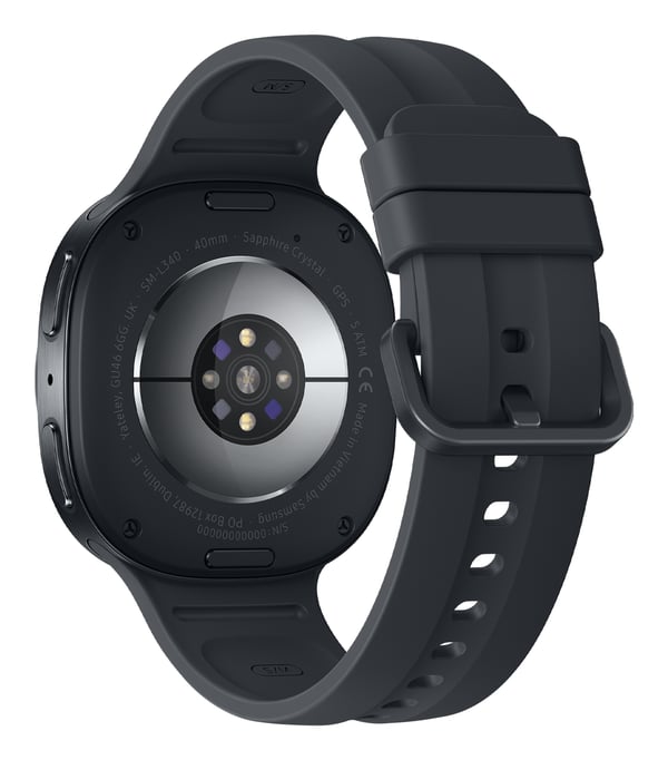 Samsung Galaxy Watch9 3,3 cm (1.3") AMOLED 40 mm Digitaalinen 438 x 438 pikseliä Kosketusnäyttö Grafiitti Wi-Fi GPS (satelliitti)