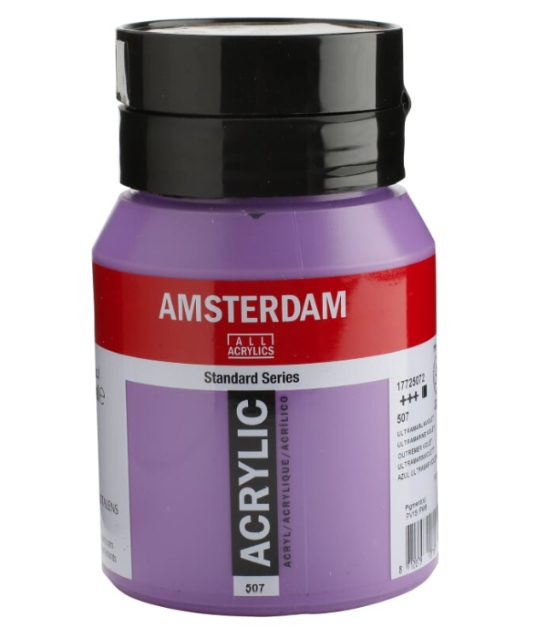 Amsterdam Standard akrylmaling 500 ml Violet Flaske