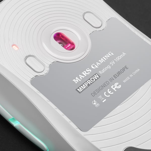 Mars Gaming MMPRO mus Spil Højre hånd USB Type-A Optisk 32000 dpi