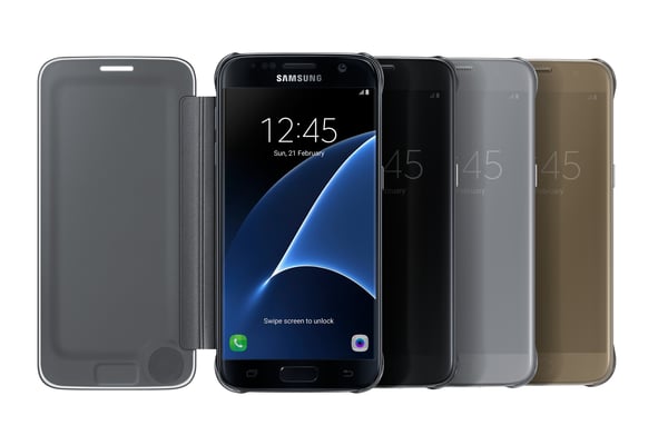 Samsung EF-ZG930 mobiltelefonfodral 12,9 cm (5.1") Utbytbara fodral Svart