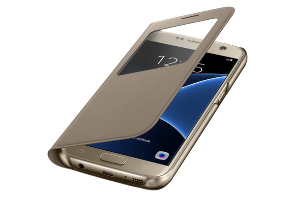 Samsung EF-CG930 mobiltelefon etui 12,9 cm (5.1") Flipetui Guld
