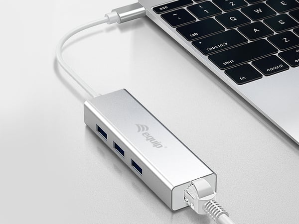Equip 133481 dockingstation USB 3.2 Gen 1 (3.1 Gen 1) Type-C Sølv