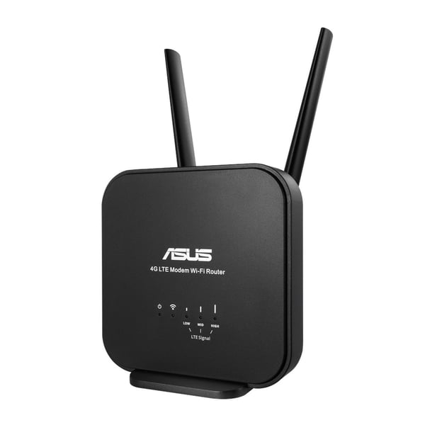 ASUS 4G-N12 B1 trådløs router Hurtigt ethernet Enkelt band (2,4 GHz) Sort