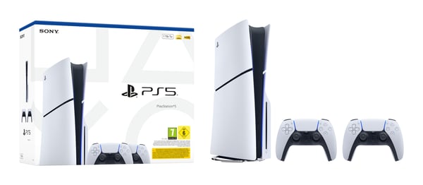 Sony Interactive Entertainment 1000050116 pelikonsoli 1 TB Wi-Fi Musta, Valkoinen