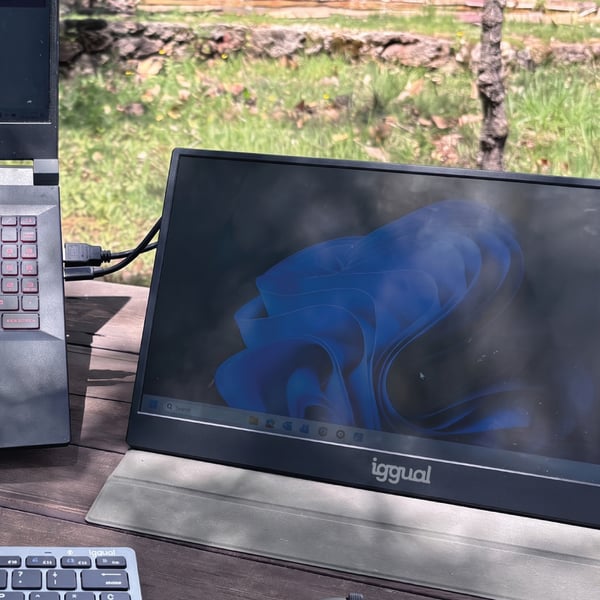 iggual MPL156 tietokoneen litteä näyttö 39,6 cm (15.6") 1920 x 1080 pikseliä Full HD LED Musta