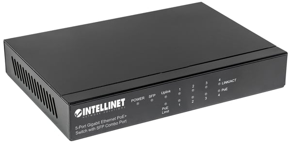 Intellinet 561174 netværksswitch Gigabit Ethernet (10/100/1000) Strøm over Ethernet (PoE) Sort