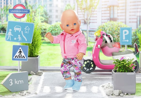 BABY born City Deluxe Scooter Outfit Dockkläduppsättning