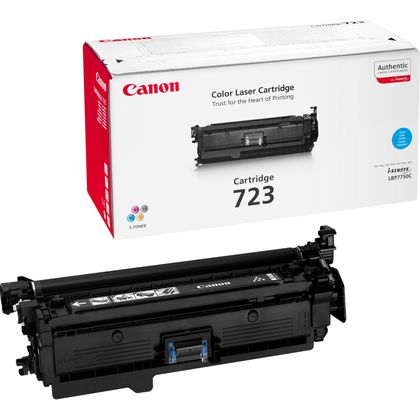 Canon 723C tonerpatron 1 stk Original Blå